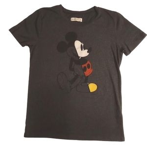 Unique Rare Abercrombie & Fitch Mickey Mouse Disney T-shirt Women's Size M